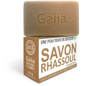 Savon surgras au rhassoul bio - GAIIA - Peau grasse pas cher