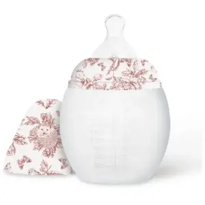 Elhée Biberon anti-colique en silicone X Tartine et Chocolat terracota...