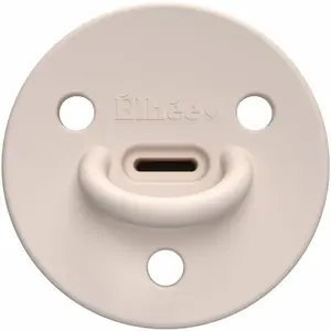 Elhée - Tétine en silicone médical Choochoo Rose poudré 0/6 mois pas cher