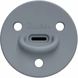 Elhée - Tétine en silicone médical Choochoo Bleu gris 6/18 mois pas cher