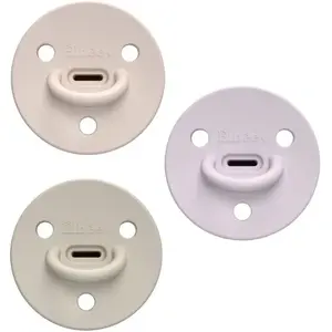 Elhée Pack 3 sucettes Choochoo Pinky Nude Sand Lilac (0-6 mois) pas cher