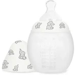 Elhée Biberon anti-colique en silicone Eléphant (240 ml)