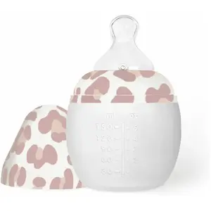 Comparateur de prix : Elhée Biberon anti-colique en silicone Graouu Pink (240 ml)
