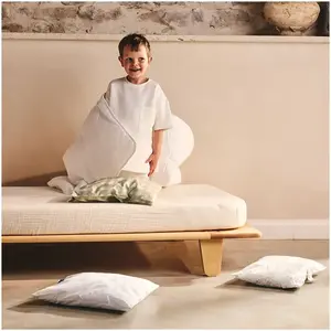 Charlie Crane - Drap-housse Yomi Blanc 80x160 pas cher