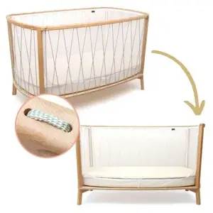 Charlie Crane Lit bébé évolutif Kimi Mousse V2 Lichen (60 x 120 cm) pas cher