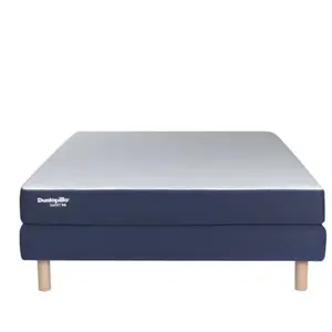 Matelas + sommier Mousse 140x190 cm DUNLOPILLO PACK SMART 90 pas cher
