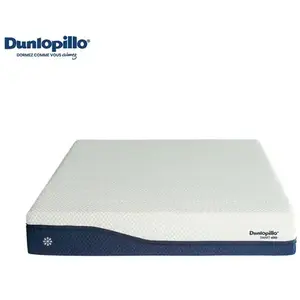 Matelas mousse haute résilience + latex 140x190 cm DUNLOPILLO SMART 40... pas cher