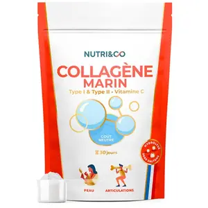 Comparateur de prix : Collagène Marin Types 1, 2 & 3 + Vit C | Peau & Articulations Souples ...
