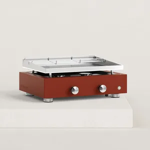 Verycook - Plancha gaz Simplicity 2 feux inox 6 à 8 pers. Piezo électr... pas cher