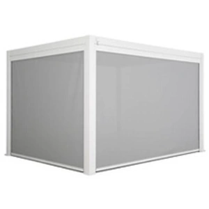 Comparateur de prix : SWEEEK Pergola bioclimatique aluminium 4x3m, store 3m, store 4m blanc