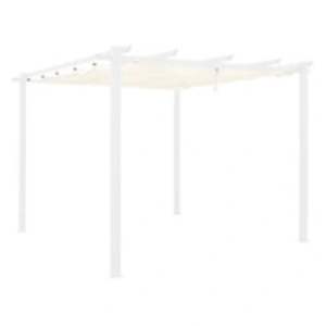 Comparateur de prix : SWEEEK Toile de toit pour tonnelle écrue 3x3m Isla - toile de rechange pergola. toile de remplacement
