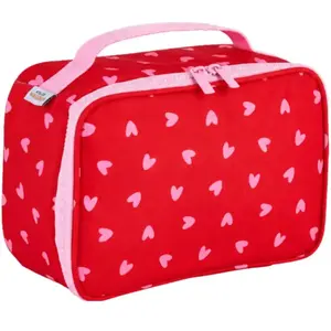 Lunch bag isotherme Coeurs Roses pas cher