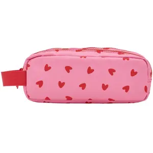 Trousse double Coeurs Rouges