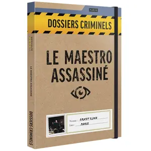 Jeu d'enquête Asmodee Dossiers Criminels Le Maestro Assassiné pas cher