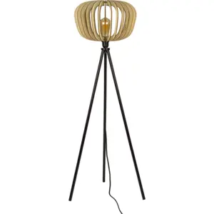 Lampadaire Agathe ATELIER LOUPIOTE Bois / Métal pas cher