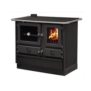 Comparateur de prix : INTERSTOVES Cuisinière à bois MAGNUM MBS en fonte | Sortie côté gauche - Noir