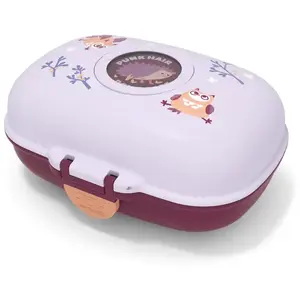 Comparateur de prix : Boîte à goûter enfant MB Gram 600ml Violet Chouette Monbento