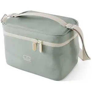 monbento Sac repas isotherme - Arctic 5L - Vert Natural - 5 L - Sangle amovible