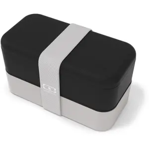 La boite bento made in France - monbento MB Original noir Onyx / gris ... pas cher