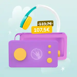 Lunii - Super Pack 3-8 ans : Ma Fabrique a Histoires violette + coque ... pas cher