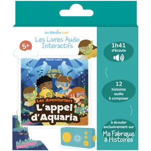 LUNII Livre audio interactif pour Ma Fabrique à Histoires L'appel d'Aquaria