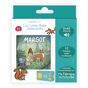 Lunii Livre audio interactif pour Ma Fabrique à Histoires Margot apprentie véto