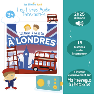 Coffret livre audio, Suzanne et Gaston à Londres Lunii