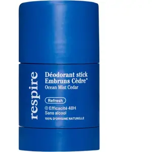 Déodorant stick Embruns cèdre rechargeable - 50g - Respire