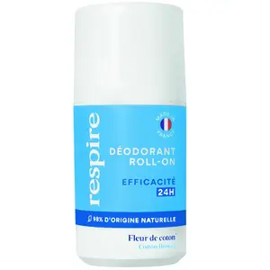 Respire déodorant roll-on Fleur de Coton 24h 50ml