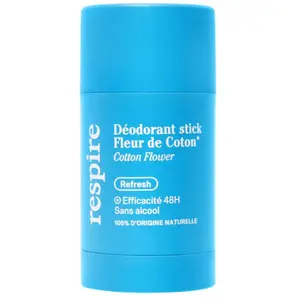 Respire Mini Déodorant stick Fleur de Coton 20g