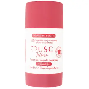 Musc Intime La Délicieuse Sweet Litchi déodorant naturel 50gr