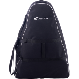 Flat Cat Sac de transport avec roulettes, noir