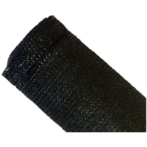 MAILLESTORE Brise-vue 90% - Noir - 185gr/m² - Boutonnières Noir 2m x 50m pas cher