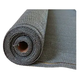 Brise-vue 100% - Gris anthracite - 270gr/m² - Boutonnières Gris foncé ...Vendu parcdiscount