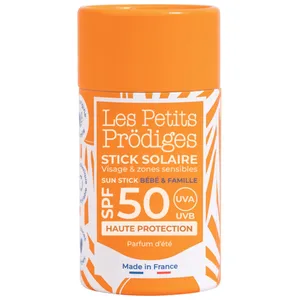 Stick solaire SPF50 15g -Les petits prodïges pas cher