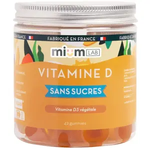 Comparateur de prix : Les Miraculeux Mium Lab Gummies Vitamine D Boite de 42
