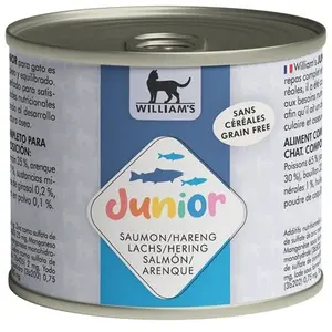 William's Pâtée pour chaton au saumon et au hareng William's Junior pas cher