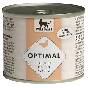 William's Pâtée pour chat au poulet OPTIMAL - William's pas cher