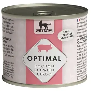 William's Pâtée pour chat au Cochon OPTIMAL - William's pas cher