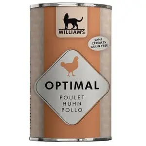 William's Pâtée pour chat au poulet OPTIMAL - William's pas cher