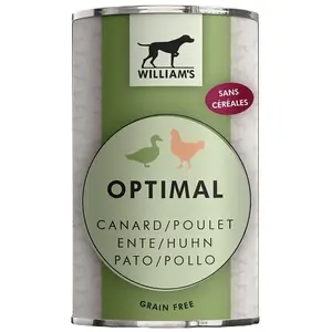 William's OPTIMAL William's au canard et au poulet pas cher