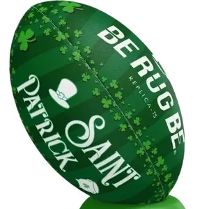 Comparateur de prix : Ballon de rugby Berugbe Saint-Patrick 24 Vert Taille 5 0BRBRETREGRPAT005