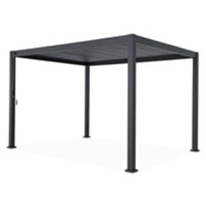 Comparateur de prix : Pergola Bioclimatique 4x3, aluminium, gris anthracite, lames orientables   sweeek