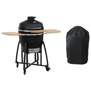 SWEEEK Barbecue charbon céramique Ø57cm + housse KamadoVendu parcdiscount
