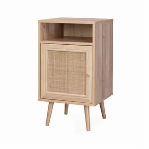 SWEEEK Table de chevet en cannage pas cher
