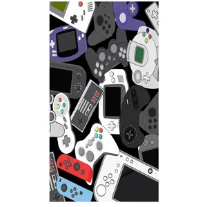 Tapis - MANI TEXTILE - Noir - 80x150 cm - Antidérapant - Lavable en machine pas cher