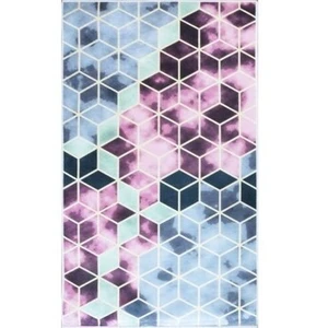 Mani Textile - Tapis Luxe Doré, Rose Dimensions - 120x180 pas cher