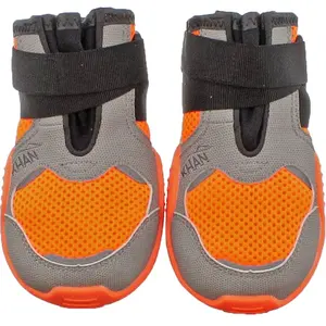Comparateur de prix : Chaussures pour chien I-DOG Khan Pad N'Air Orange 83 mm KPADNAIRO83