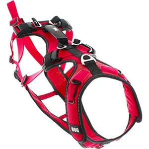 I-Dog harnais Chien Confort Trek Taille XL Rouge - 80/90 x 52/62 cm pas cher