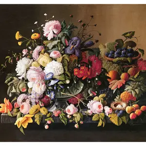Comparateur de prix : Figured'Art Broderie Diamant 40 x 50 cm Fleurs et Fruits - Severin Roesen